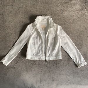 Rebecca Taylor white denim jacket